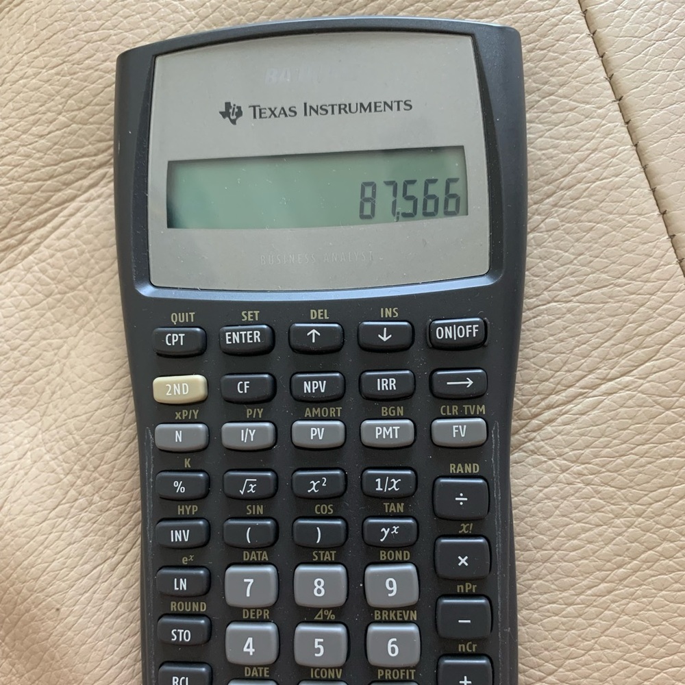 Texas Instruments BA II Plus Financial Calculator - Picture 4 of 8